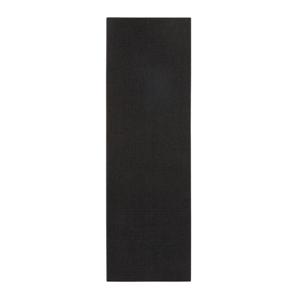 Černý koberec vhodný i na ven BT Carpet Sisal, 80 x 150 cm