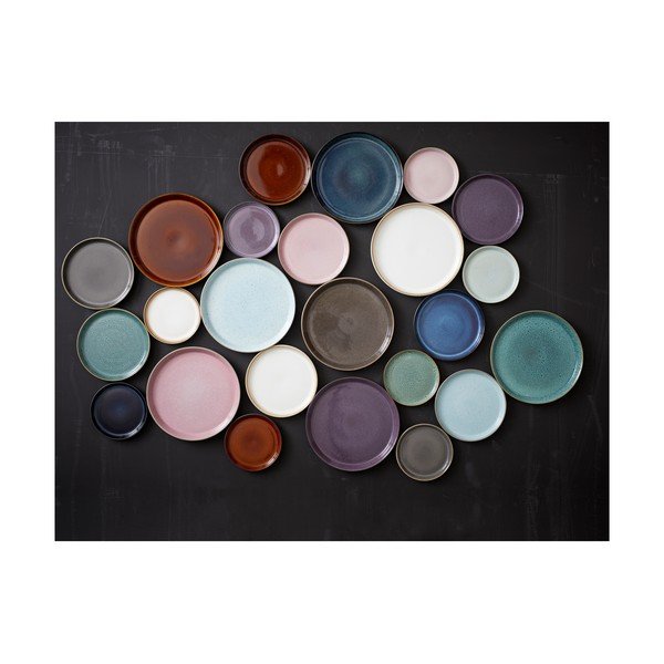 Must/sinine kivikeraamikast taldrik ø 27 cm Dark Blue/Black - Bitz-image-3