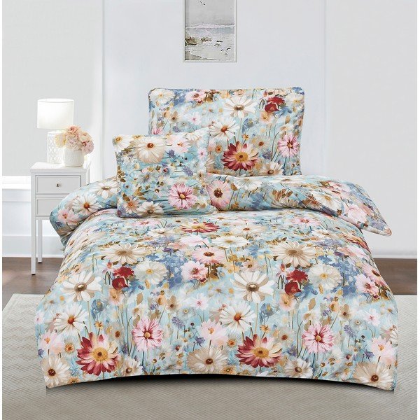 3-osaline mikrosatiinist voodipesu üheinimesevoodile 140x200 cm Rachel - My House-image-1