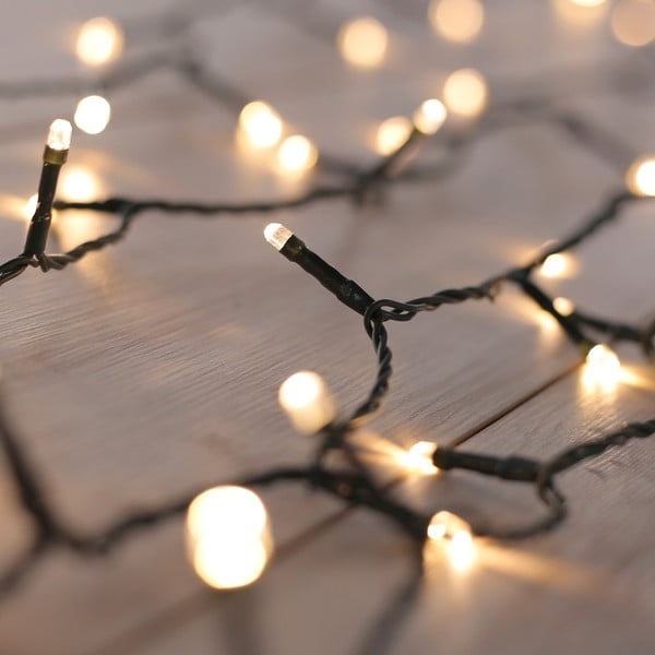 Roheline LED valguskett Basic, 100 valgustit, pikkus 10,43 m - DecoKing-image-1