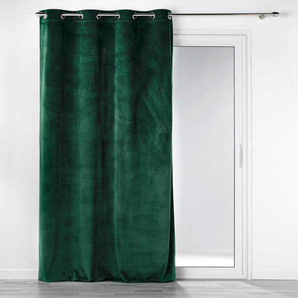 Roheline velvetist kardin 140x260 cm Casual - douceur d'intérieur