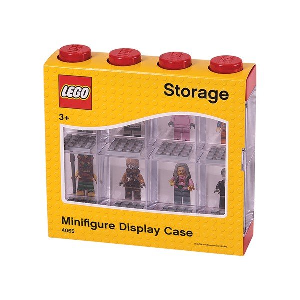 Punavalge kogumiskarp 8 minifiguuri jaoks - LEGO®-image-3