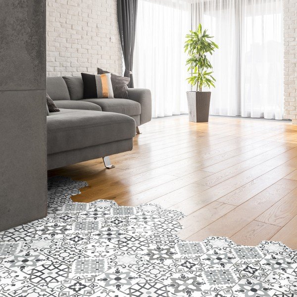 10 veekindla põrandakleebise komplekt Féroé - Ambiance-image-2