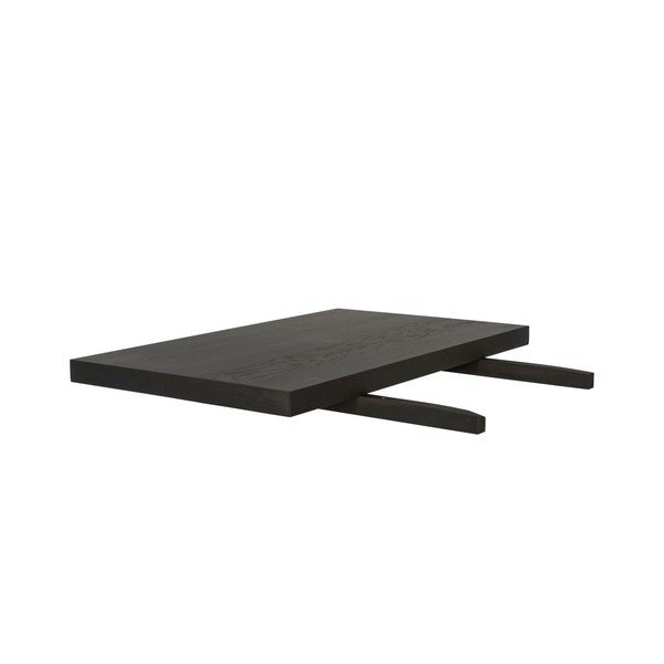 Černá deska k prodloužení jídelního stolu Canett Aspen, šířka 60 cm-image-3