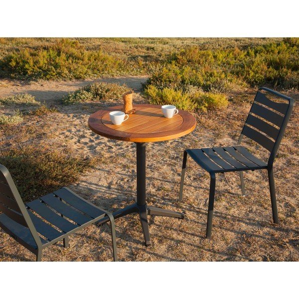 Alumiiniumist ümmargune aia söögilaud ø 68 cm Spring – Ezeis-image-1