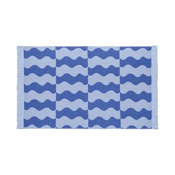 Sinine puuvillane rannarätik 100x160 cm Nugo - noo.ma