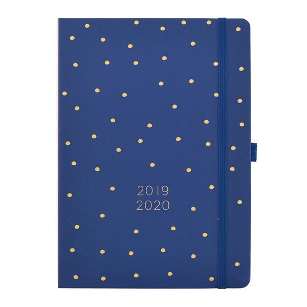 Modrý denní diář 2019/20 Busy B Diary, 432 stran