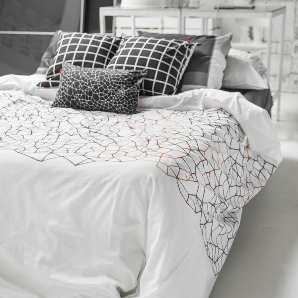 Puuvillane tekipadi , 200 x 200 cm Net - Blanc-image-4