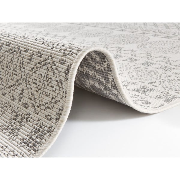 Hall ja valge õuevaip Circle, 80 x 150 - Ragami-image-1