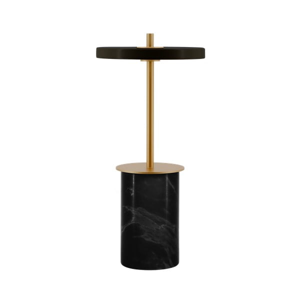 Must marmorist LED dimmerdatav lauavalgusti metallist lambivarjuga (kõrgus 25,5 cm) Asteria Move Mini - UMAGE-image-3