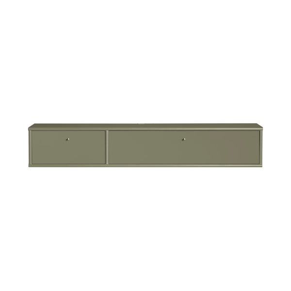 Khaki värvi TV-alus 136x22x32,5 cm Mistral - Hammel Furniture