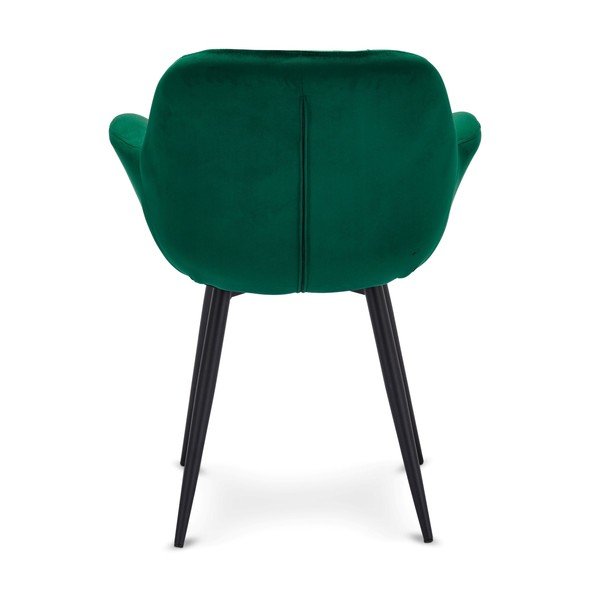 Rohelised sametised söögitoolid 2tk komplektis Salina - Furnhouse-image-2