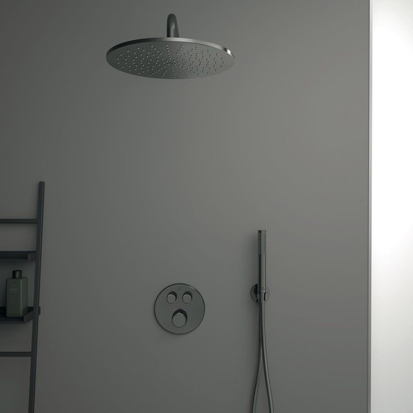 Läikiv hõbedane metallist dušiotsik IdealRain - Ideal Standard-image-3