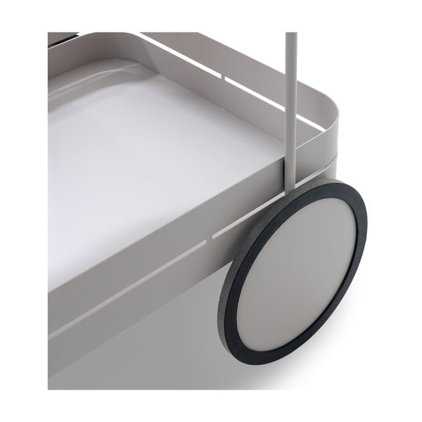 Metallist ratastega serveerimislaud 74x42 cm Gin & Trolley - Spinder Design-image-4