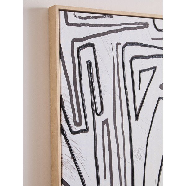 Raamitud/lõuendile maal 83x123 cm Astratto - Premier Housewares-image-4
