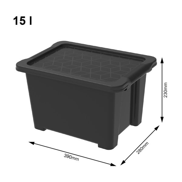 Kaanega plastist hoiukarp Evo Easy - Rotho-image-1