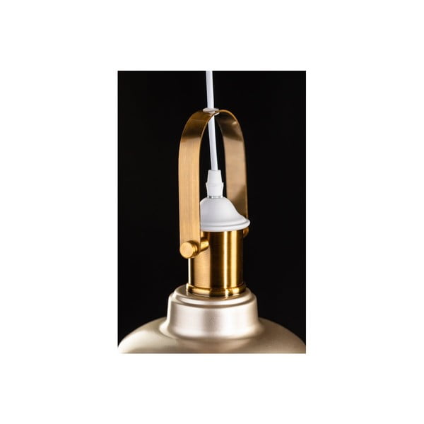 Beež rippvalgusti metallist varjuga ø 22 cm Zenit - GTV-image-1