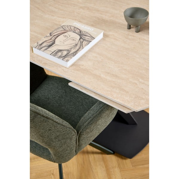 Tumeroheline käetugedega söögitool Graham - Actona-image-3