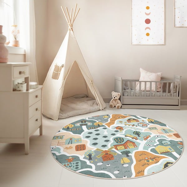 Pestav laste mänguvaip ø150 cm Farmer's Life - Mila Home-image-2