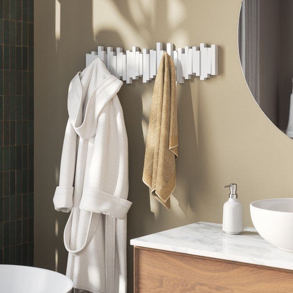 Valge plastmassist seinariiul 72 cm Sticks - Umbra-image-2