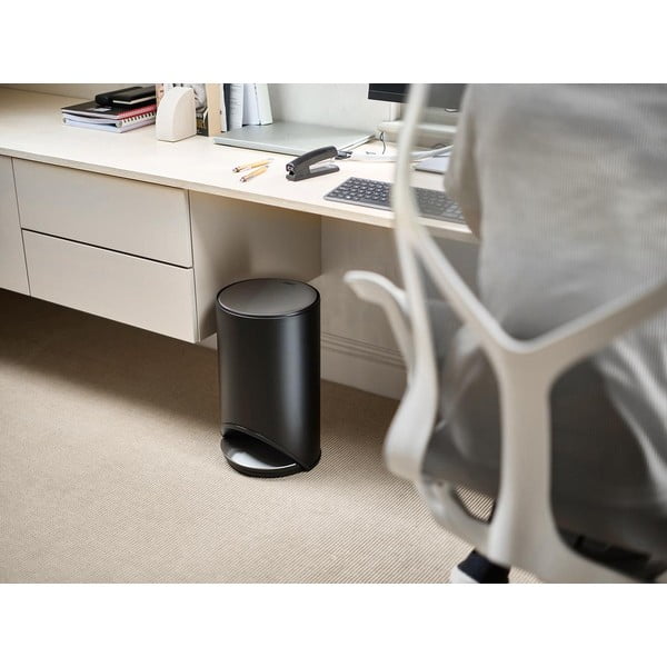 Matt must metallist prügikast 10 l Arc - Joseph Joseph-image-1