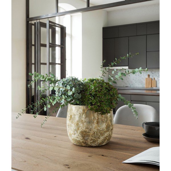 Keraamiline käsitöö lillepoti kate ø 17,5 cm Calliso - Artevasi-image-1