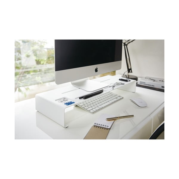 Valge riiul monitori all Tower - YAMAZAKI-image-1