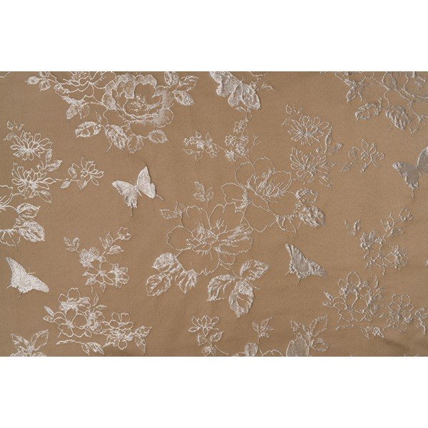 Beež kardin 135x260 cm Lillies - Mendola Fabrics-image-4