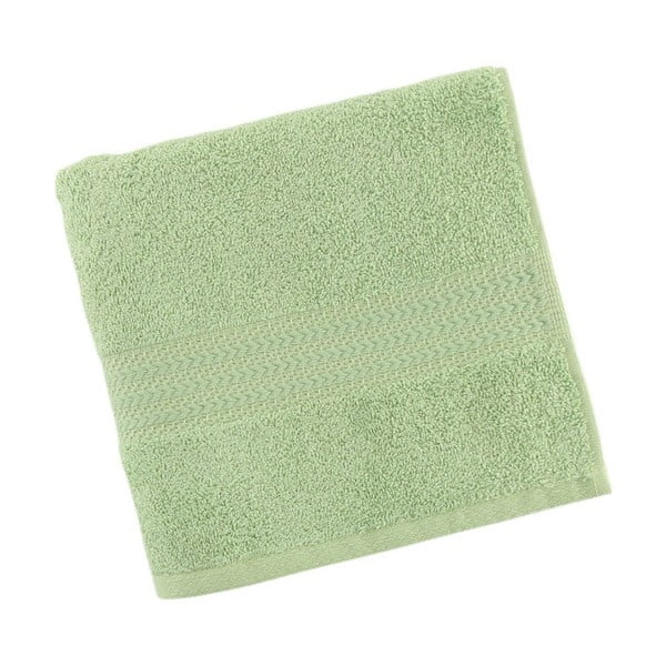 Roheline puhtast puuvillast rätik, 50 x 90 cm - Foutastic-image-1