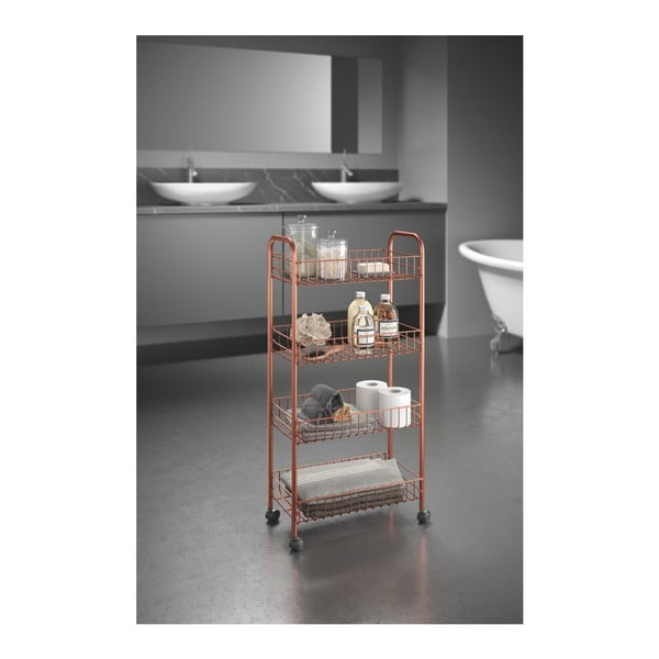 Metallist liikuv riiul vase värvi 41x84 cm Ascona - Metaltex-image-1