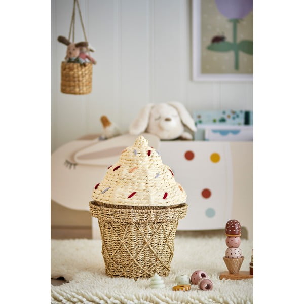 Mererohust laste mänguasjakorv ø 28x41 cm Cillie - Bloomingville Mini-image-1