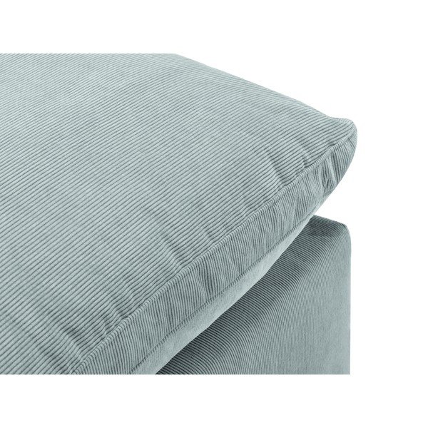 Světle modrá oboustranná rohová část modulární manšestrové pohovky Windsor & Co Sofas Galaxy-image-3