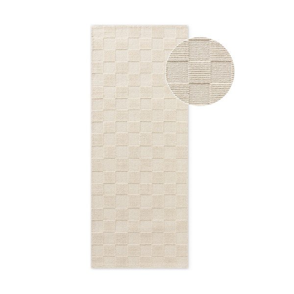 Kreem käsitsi kootud villane vaip 80x200 cm Scala - Villeroy&Boch