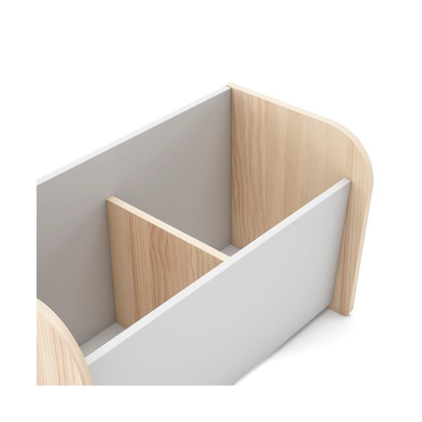 Valge laste raamaturiiul 70x42 cm Esteban – Marceric-image-4