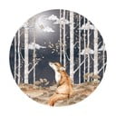 Laste seinakleebis , ø 150 cm Fox in a Circle - Dekornik