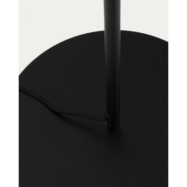 Valge/must põrandalamp klaasist varjuga (kõrgus 165 cm) Brisia - Kave Home-image-2