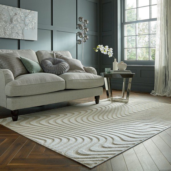 Beež villane vaip 160x230 cm Patna Channel - Flair Rugs-image-1