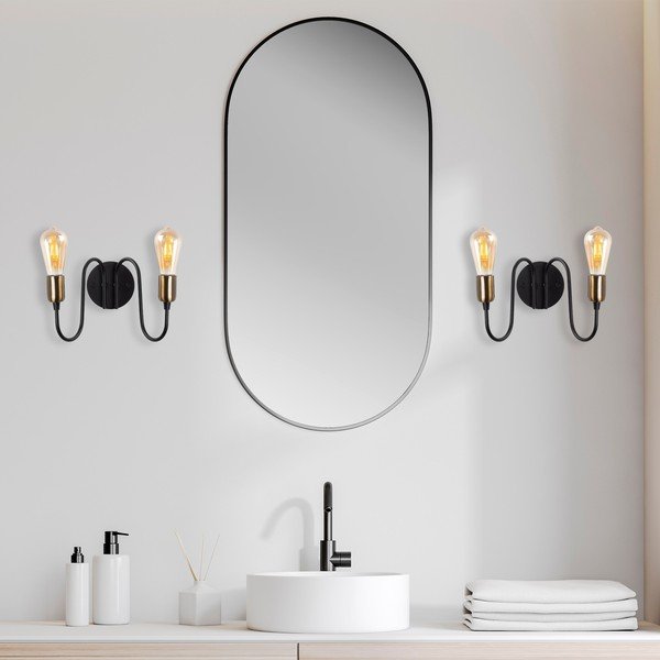 Must seinavalgusti Firat - Opviq lights-image-1