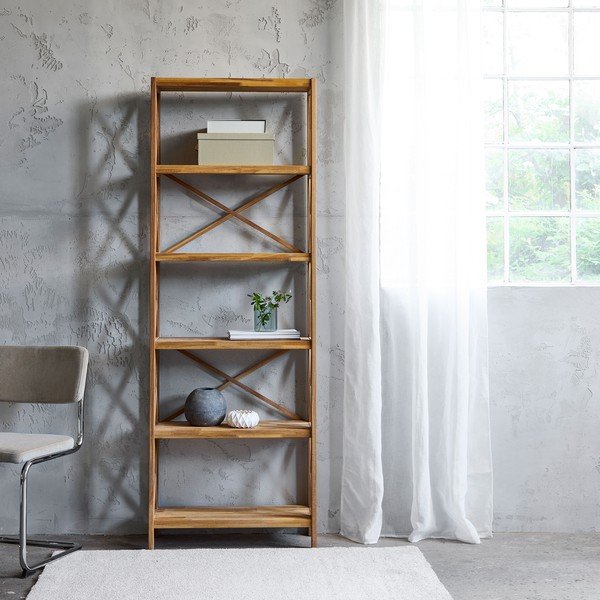 Tammepuidust riiul 70x198 cm X-Shelf - Unique Furniture-image-1