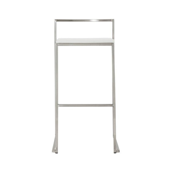 Barová židle s bílým sedákem Kokoon Meto, výška sedu 74 cm-image-3