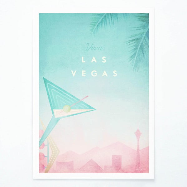 Plakat , A3 Las Vegas - Travelposter