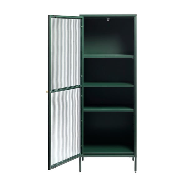 Roheline metallist vitriin Bronco, kõrgus 160 cm - Unique Furniture-image-3