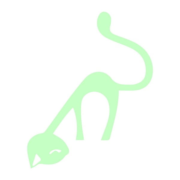 Valgustatud kleebis Armas kass - Ambiance-image-1