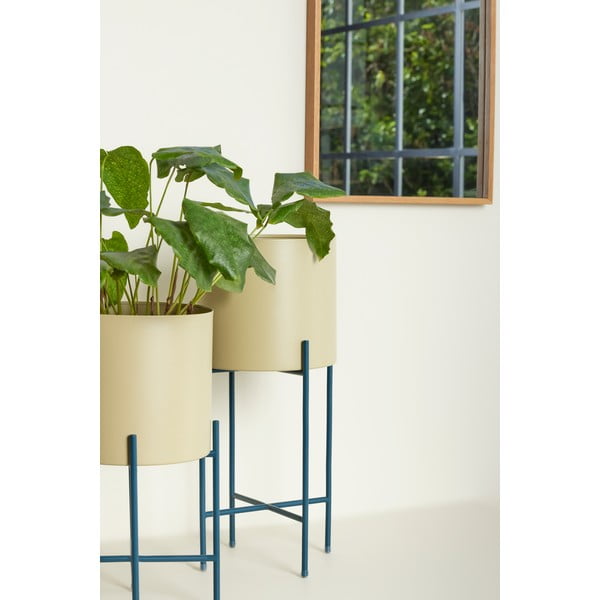 Metall lillepoti katted komplektis  2 tk ø 25 cm Airy – Hübsch-image-3