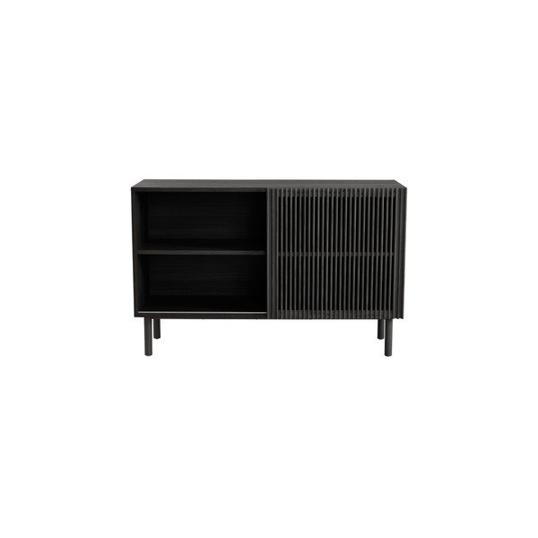 Must kapp saarepuust dekooriga ja lükandustega 124x80x45 cm Sion - Jotex
