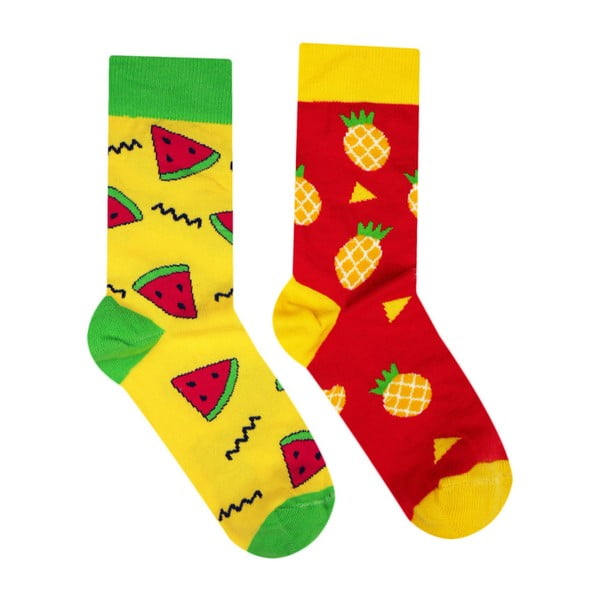 Bavlněné ponožky HestySocks Tropical, vel. 35-38