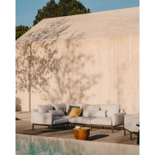 Helehall modulaarne aiadiivan 292 cm Sorells - Kave Home-image-1