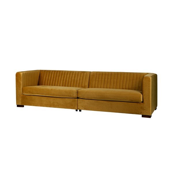 Tmavě oranžová pohovka BePureHome Nouveau-image-4