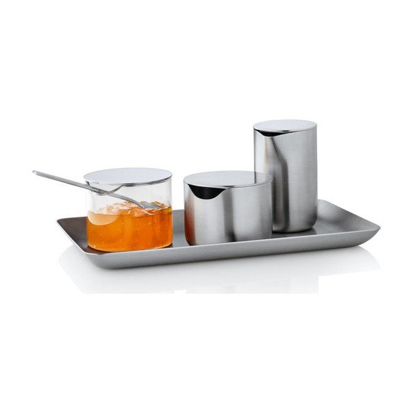 Klaaspurk roostevabast terasest kaanega Basic - Blomus-image-3