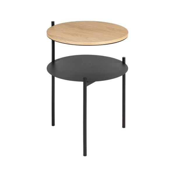 Must/naturaalne öökapp tammeplaadiga Tu - noo.ma